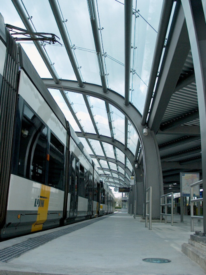 Tram station Flanders Expo De Lijn, Gent