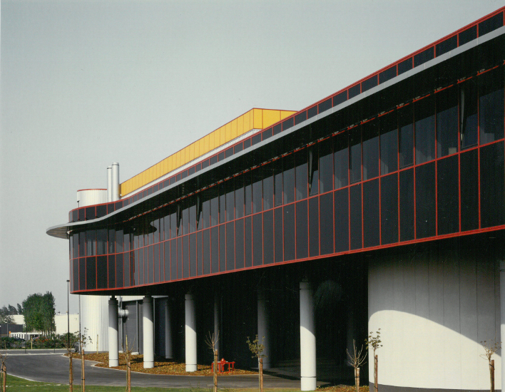 Industrial building and offices Alcatel Mietec, Oudenaarde