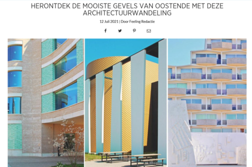 Feeling: het maritiem onderzoekscentrum opgenomen in architectuurwandeling Oostende